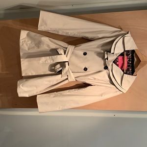 Betsey Johnson Spy Girl Jacket / Trench Coat